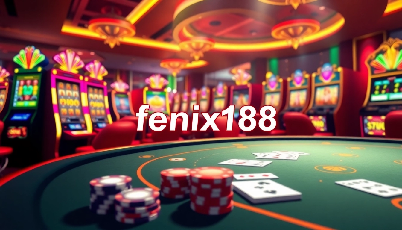 Experience thrilling online gaming at fenix168 with vibrant slot machines and an inviting atmosphere.