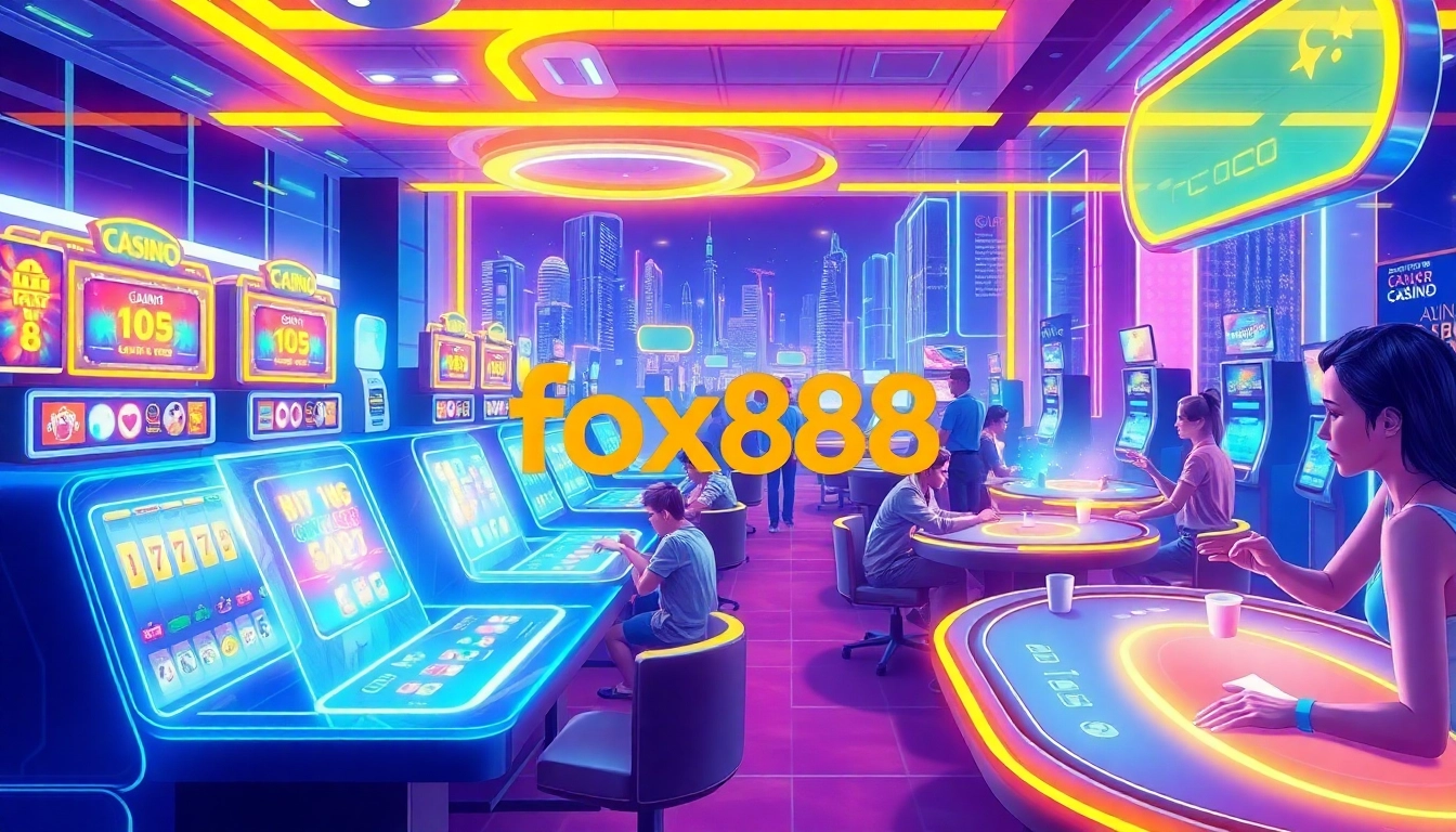 Experience the thrill with fox888's vibrant online casino scene featuring engaging games and superb ambiance.