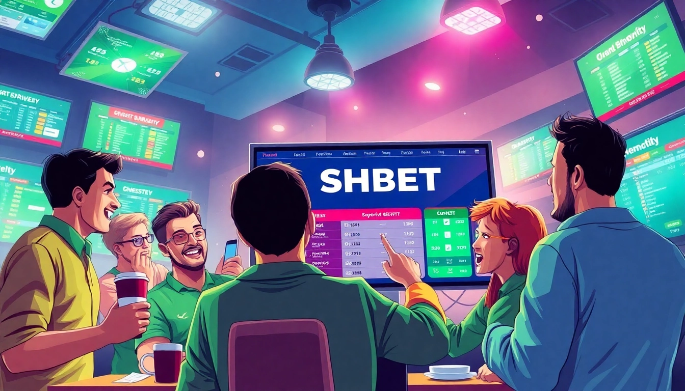 Experience dynamic sports betting excitement at https://shbettt.net/, with enthusiastic bettors enjoying live action.