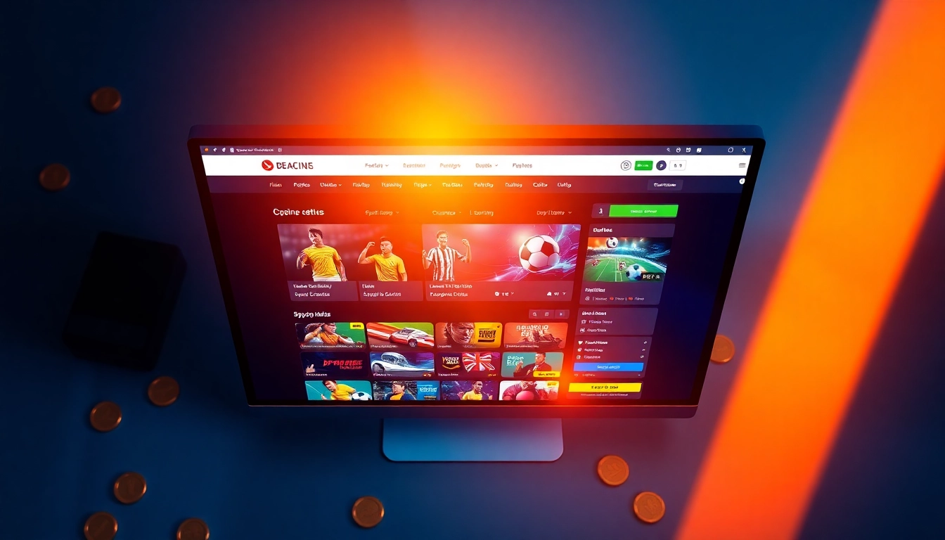 Experience the excitement of sports betting at https://f168.group/, featuring a vibrant online casino interface.